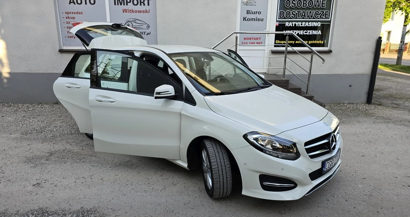 Mercedes-Benz Klasa B cena 69990 przebieg: 49730, rok produkcji 2018 z Sędziszów małe 191